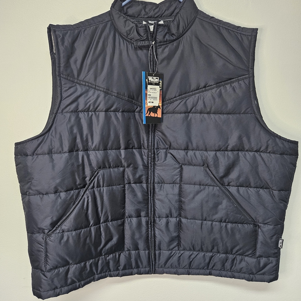 Walls Men's Charcoal Quilted Vest